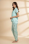 Zivame Satin Pyjama Set - Shrinking Violet — thumbnail 4